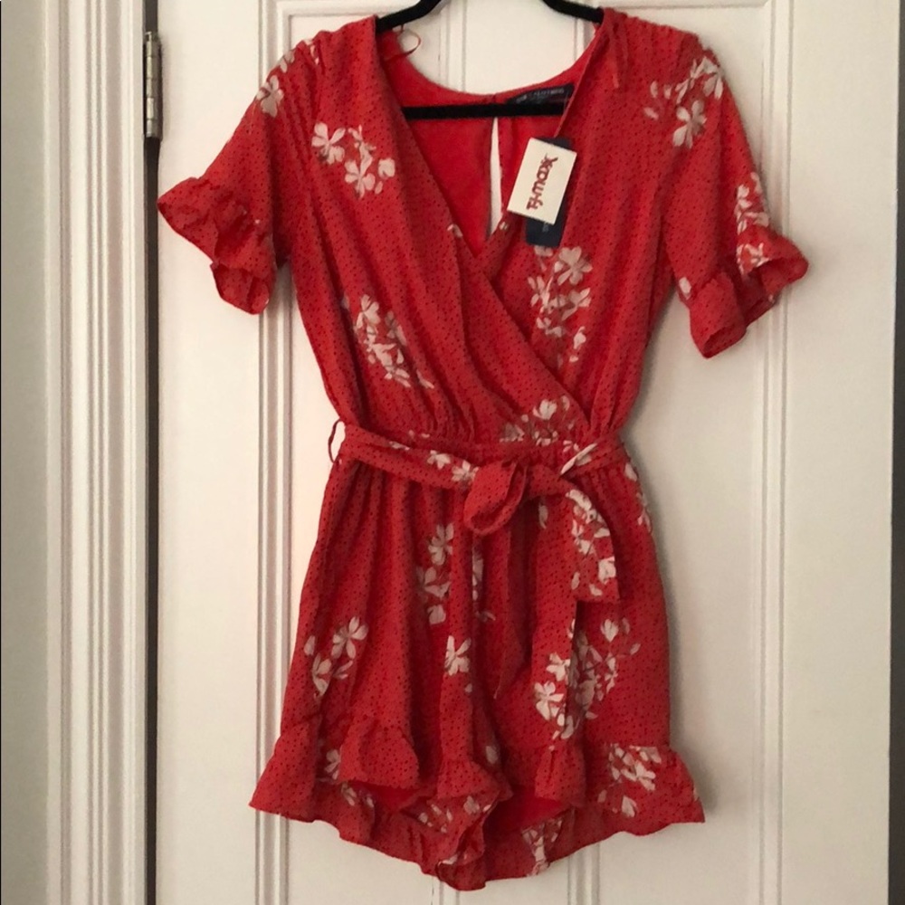 Red romper